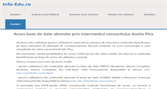 Desktop Screenshot of info-edu.ro